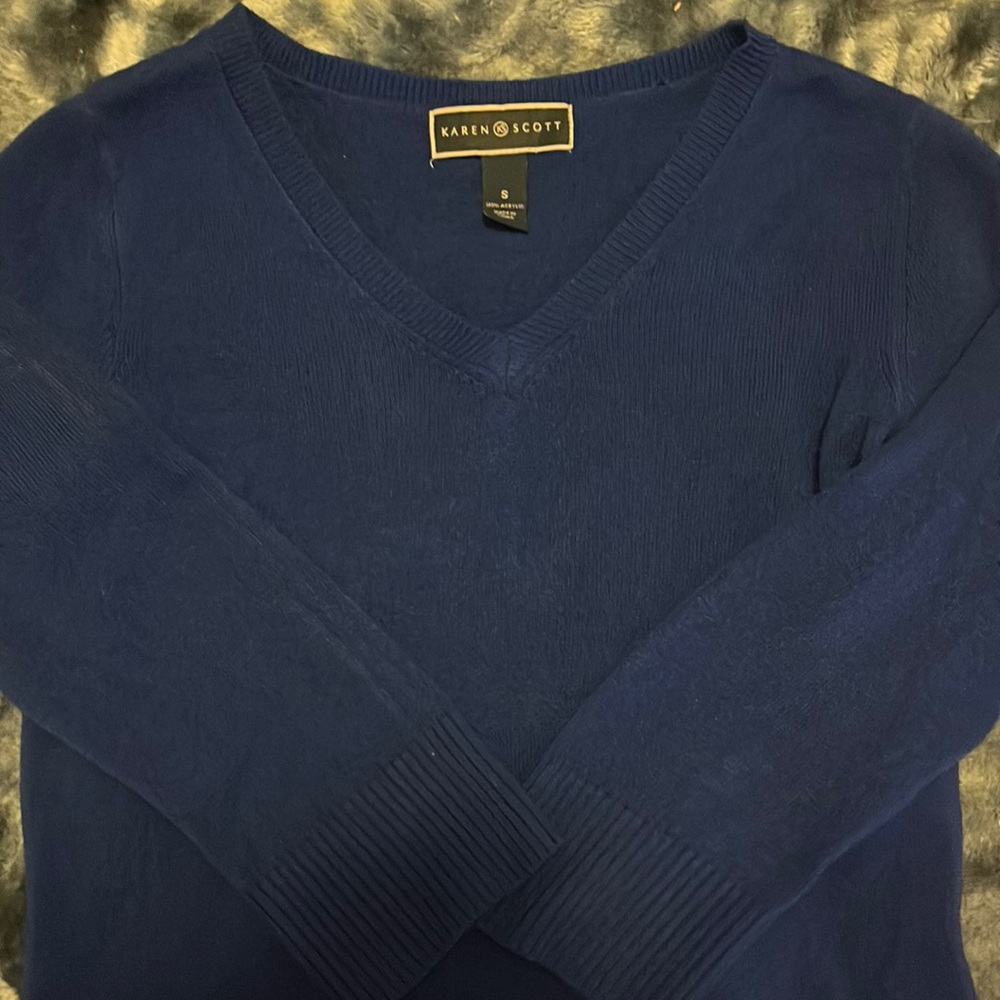 Karen Scott 3/4 sleeve sweater
